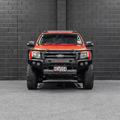DEFENDER Off-Road Bull Bar + Winch & Spotlights Combo Package